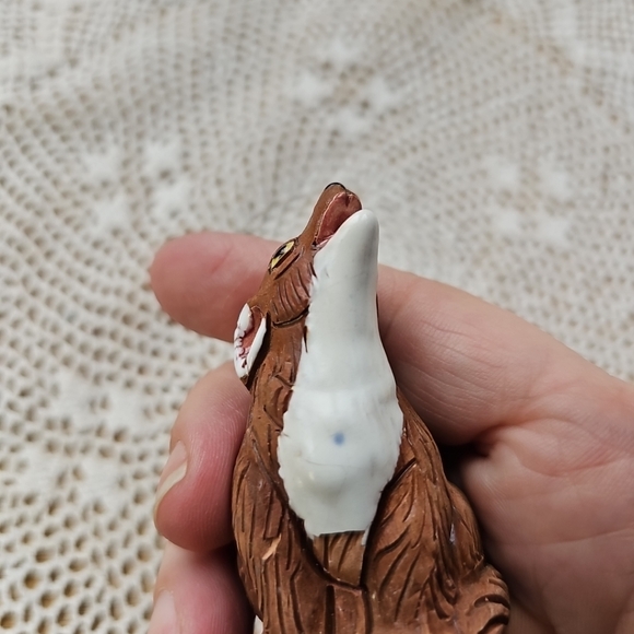 Handcrafted Coyote figurine made in peru - Picture 13 of 16